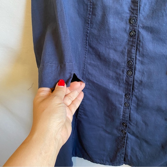 Soft Surroundings Linen Blend Tunic Top - Picture 5 of 10